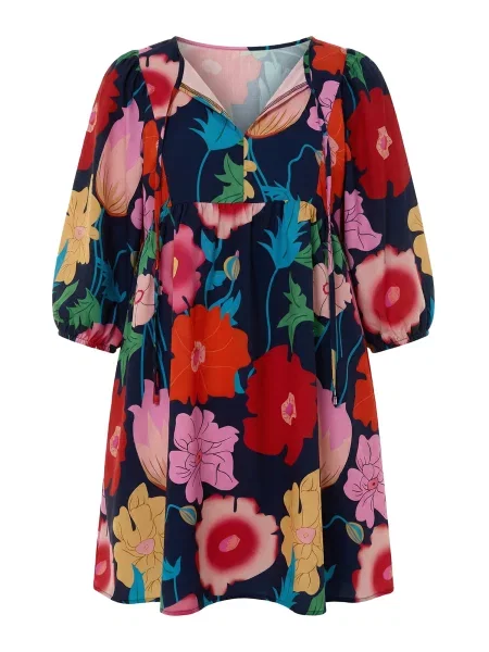 Imily Bela Rochie albastru / albastru regal / galben / verde / roz roșu