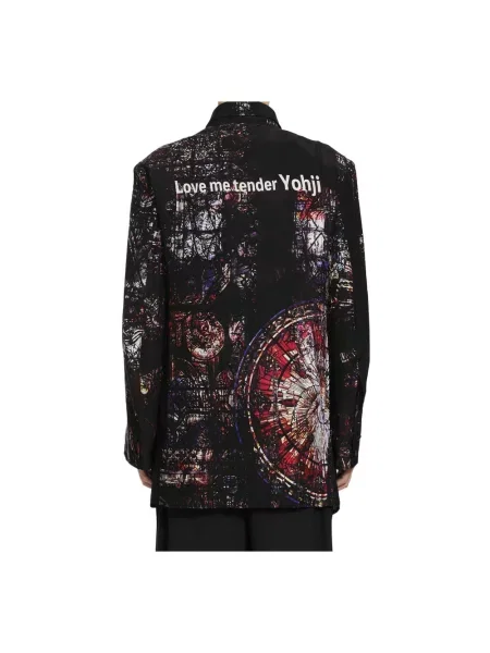 Marynarka Yohji Yamamoto z nadrukiem