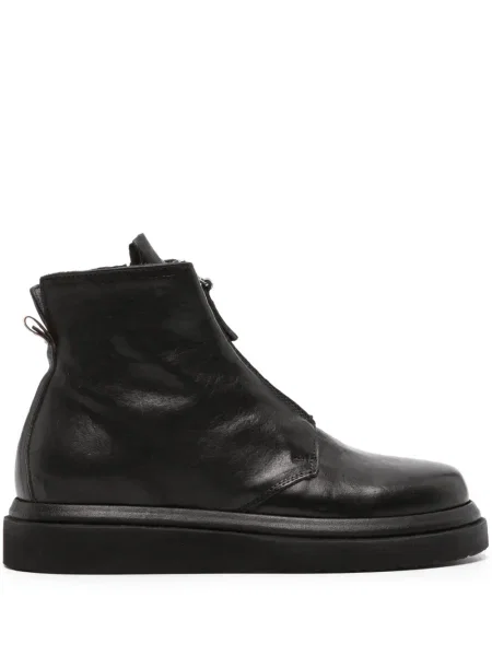 Botine Moma din piele negru