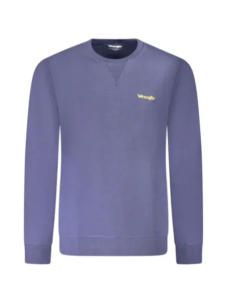Hanorac Wrangler cu broderie albastru