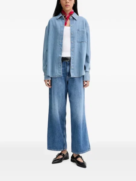 Cămașă Rag & Bone albastru