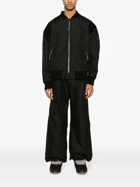 Pikowany kurtka bomber Vivienne Westwood czarny