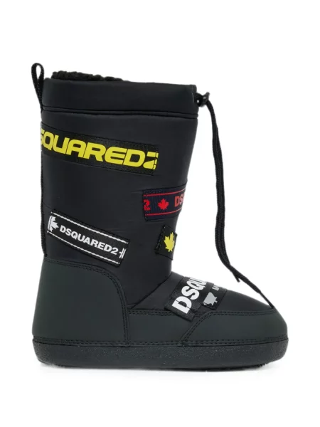 Botki dziecięce Dsquared2 czarne