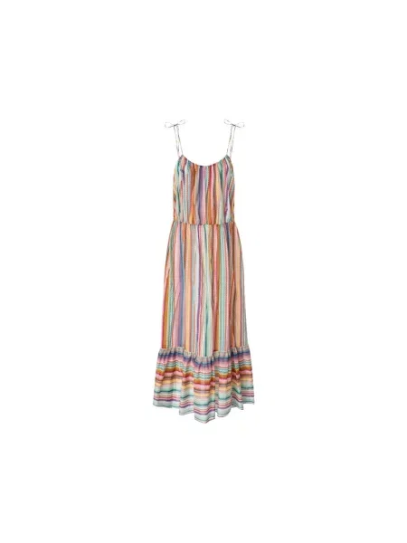 Długa sukienka maxi Missoni z falbankami