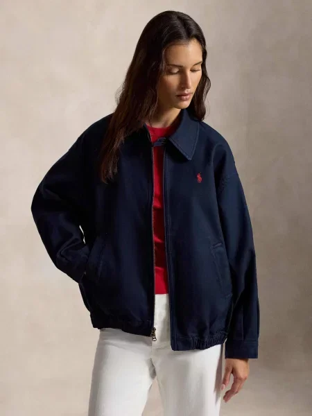 Polo Ralph Lauren Geacă Bleumarin Oversize roșu