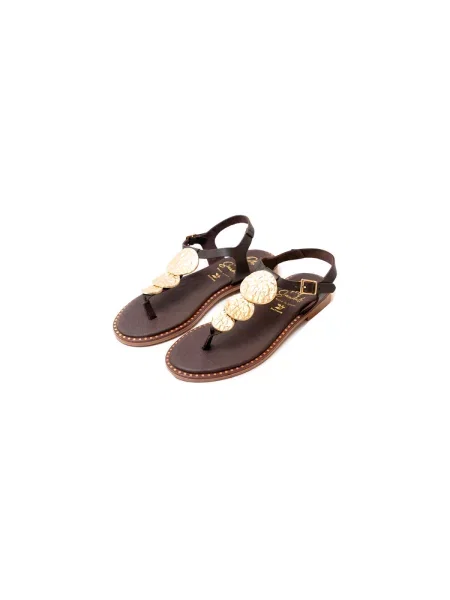 Pantofi Oh My Sandals maro