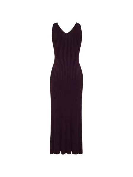 Rochie midi Adam Lippes violet