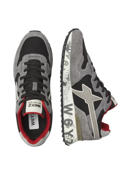 Sneakersy W6yz skórzane szare