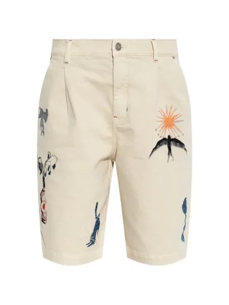 Pantaloni scurți Munthe cu broderie
