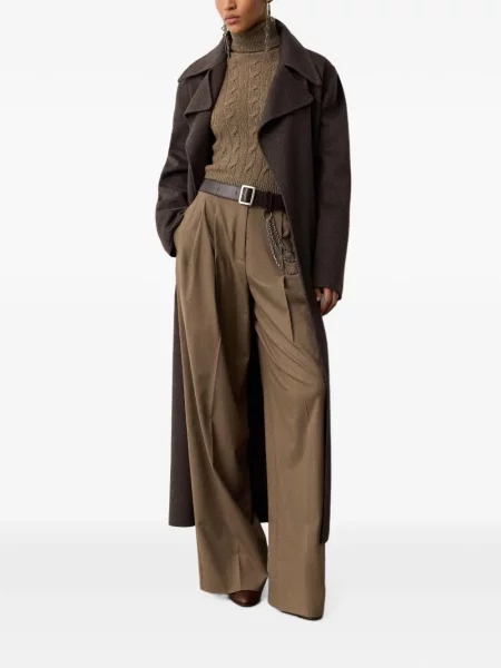 Pulover Ralph Lauren Collection din cașmir maro