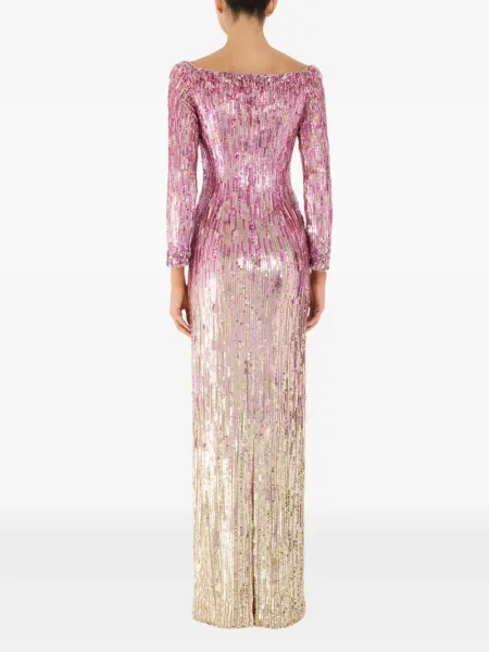 Rochie maxi Jenny Packham cu paiete de costum