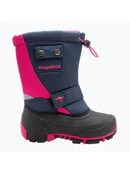 KangaROOS Kanga-Bean II dk navy / daisy pink юношески ботуши за сняг синьо