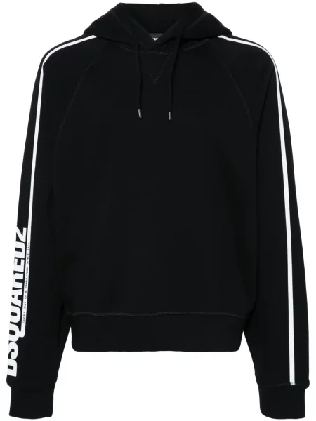Hanorac cu glugă Dsquared2 negru
