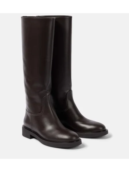Cizme Gianvito Rossi din piele maro