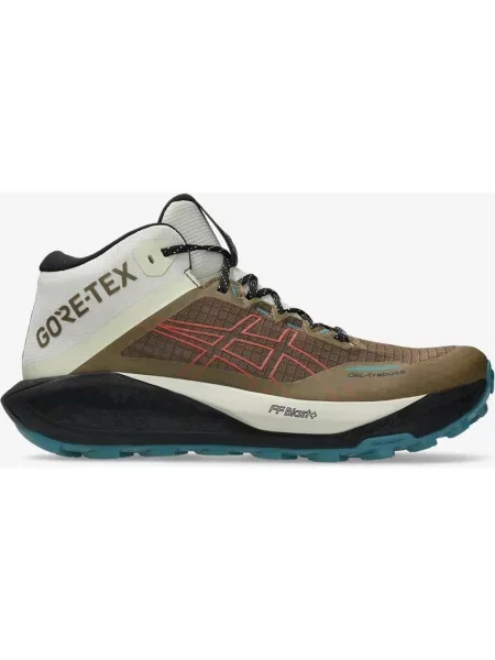 Buty do biegania w terenie ASICS GEL-Trabuco MT GORE-TEX biało-brązowo-czarne 40 białe