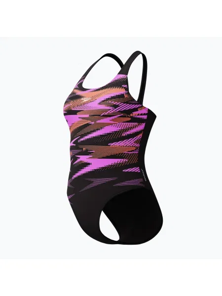 Speedo HyperBoom Placement Muscleback coral sands costum de baie dintr-o singură piesă pentru femei