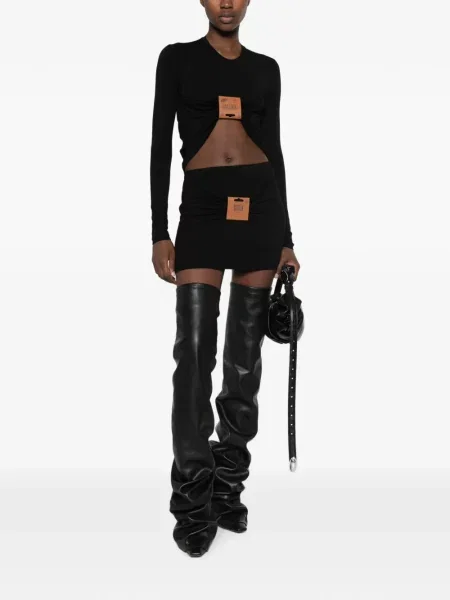 Top Jean Paul Gaultier cu autograf negru