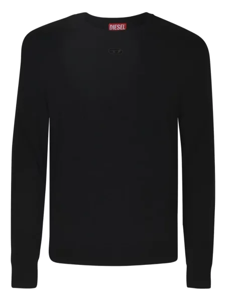 Pulover Diesel cu broderie negru