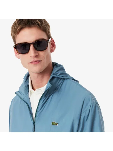 Lacoste куртка чоловіча водонепроникна блакитна