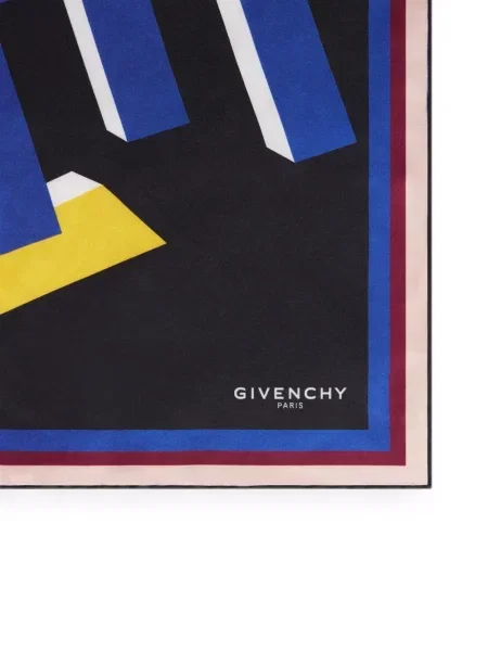 Fular Givenchy de mătase negru