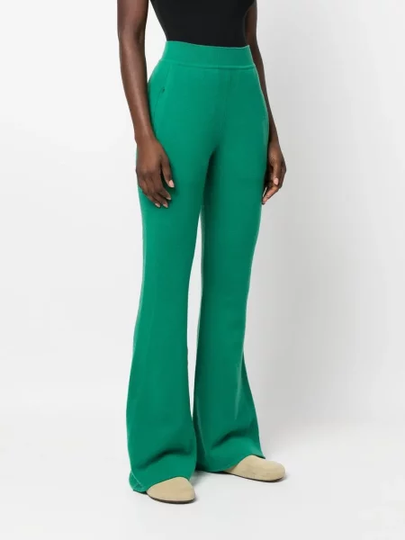 Pantaloni Alberta Ferretti evazate verde