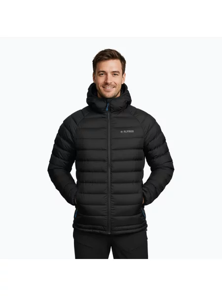 Geacă căptușită pentru bărbați Alpinus Hozat black negru