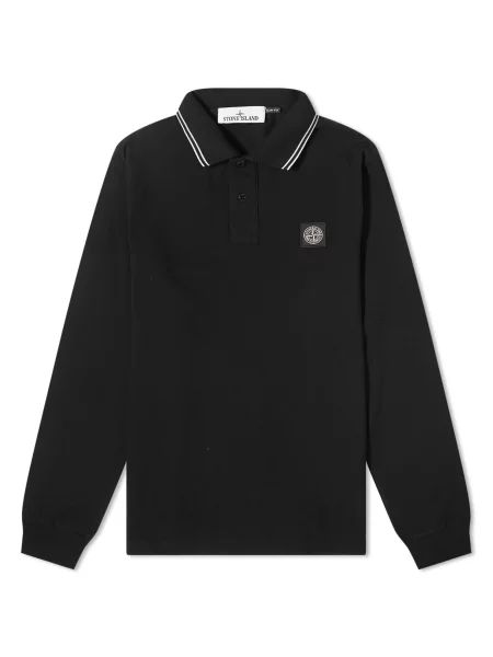 Koszulka polo Stone Island czarna