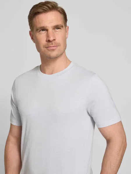 Damski t-shirt o kroju regular fit z okrągłym dekoltem Mcneal