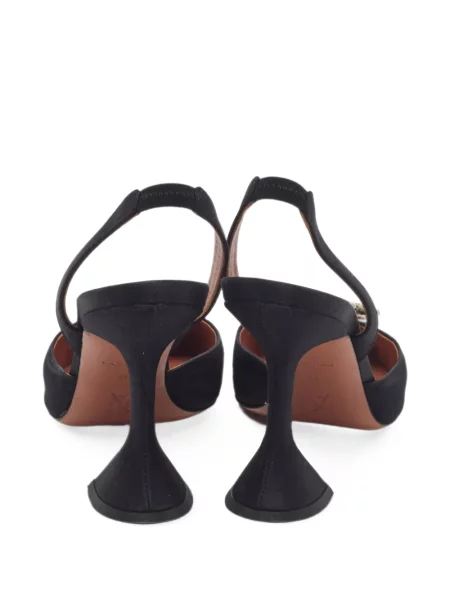Pantofi cu toc Amina Muaddi slingback negru