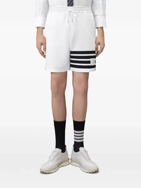 Pantaloni scurți Thom Browne alb