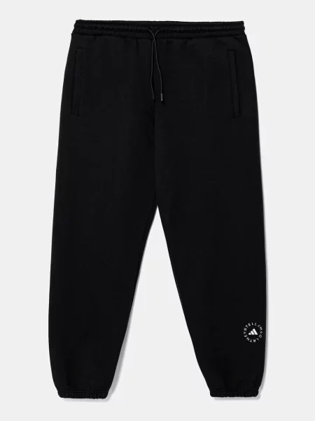Adidas by Stella McCartney pantaloni de trening cu imprimeu negru