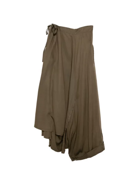 Fustă Yohji Yamamoto drapată verde