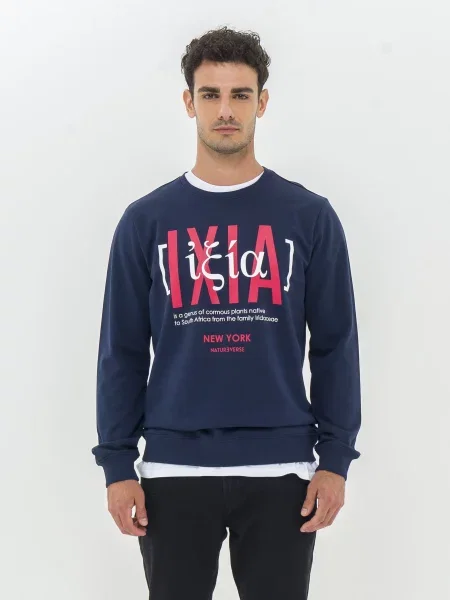 Світшот Piazza Italia темно-синій синій