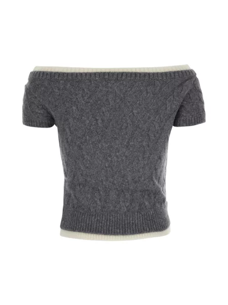 Sweter Shushu/tong wełniany szary