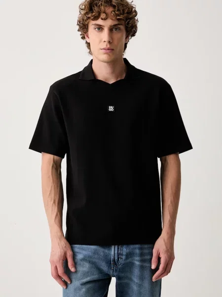 Tricou polo Hugo negru