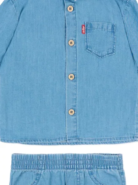 Koszula dziecięca Levi's niebieska