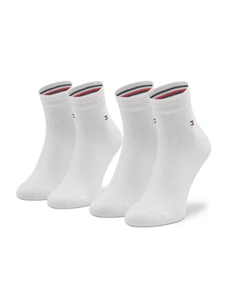 Krátke ponožky Tommy Hilfiger biela