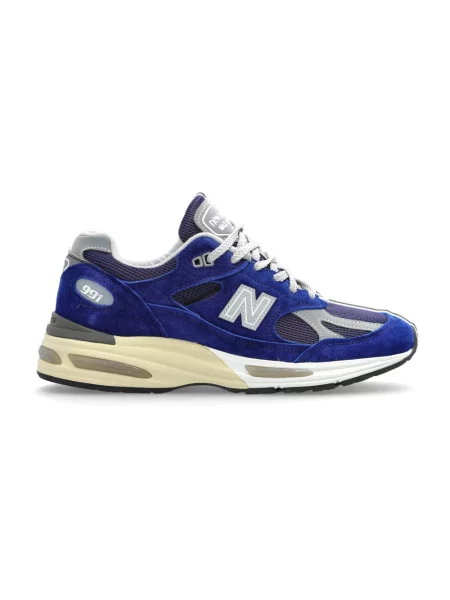 Sneakersy New Balance zamszowe niebieskie