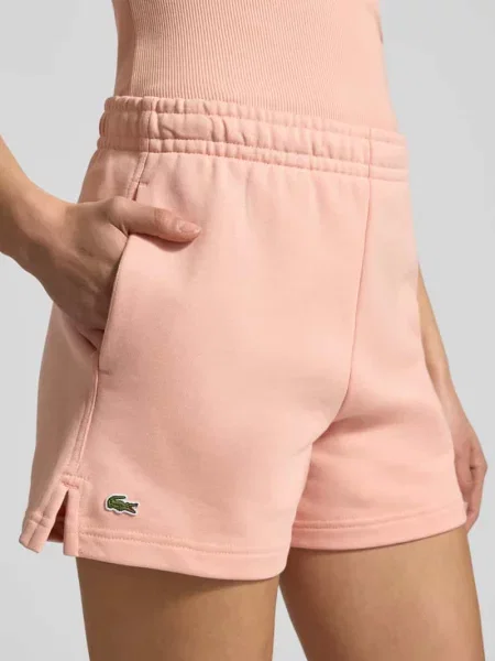 Szorty dresowe z czystej bawełny o kroju regular fit Lacoste Sport