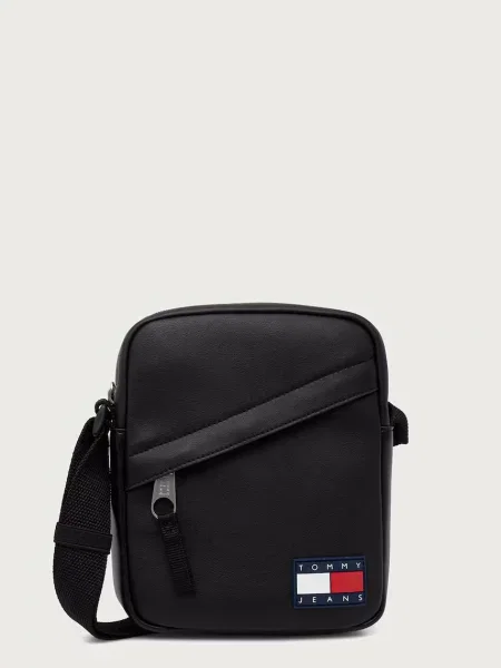 Taška cez rameno Tommy Jeans Tjm Daily Pu Reporter čierna