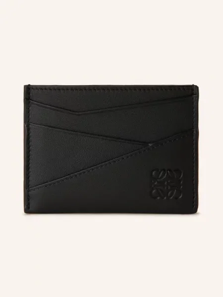 Loewe Etui Na Karty Puzzle Edge schwarz czarny