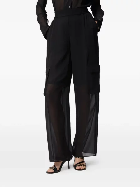 Pantaloni cargo Pinko negru