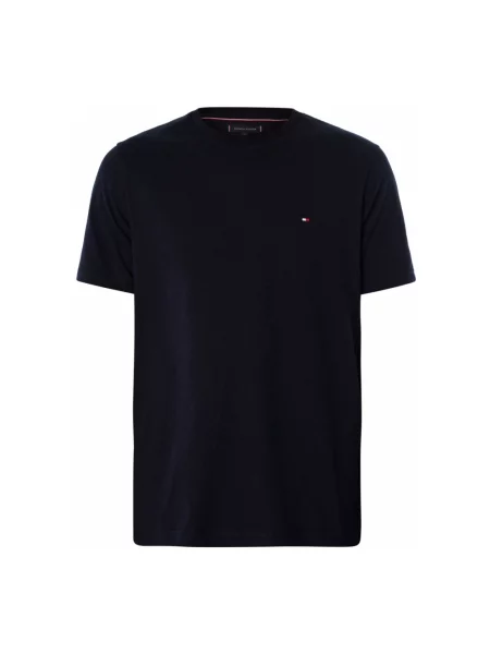 Koszulka Tommy Hilfiger Essential Reg Fit Solid Tee Navy L niebieska