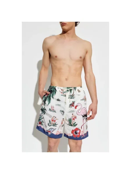 Kąpielówki Dsquared2 beżowe