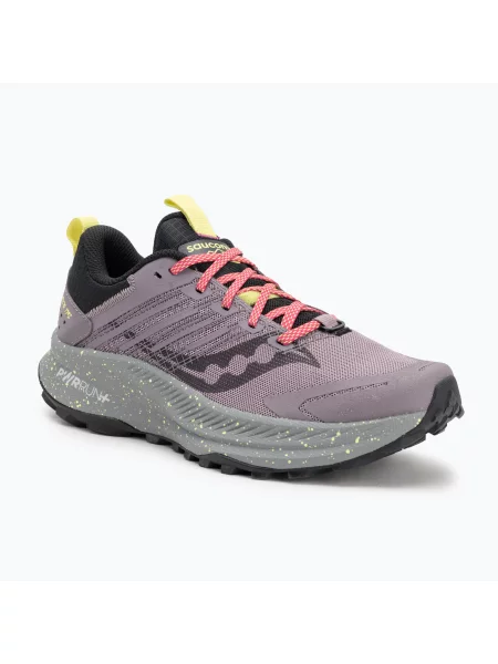 Дамски обувки за бягане Saucony Ride Trail 2 woodrose виолетово