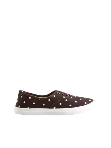 Next Belebújós cipők Forever Comfort csokoládé fehér