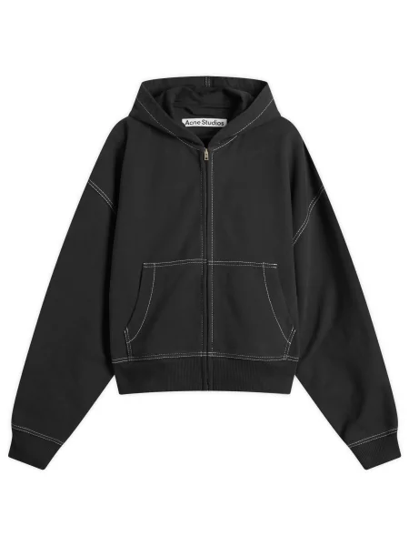 Bluza z kapturem Acne Studios czarna