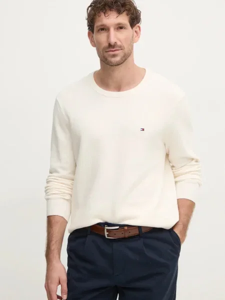 Tommy Hilfiger pulover bărbați din bej