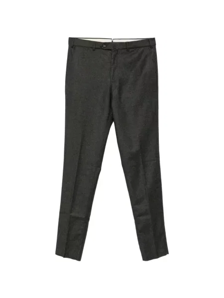 Pantaloni Loro Piana din fetru gri