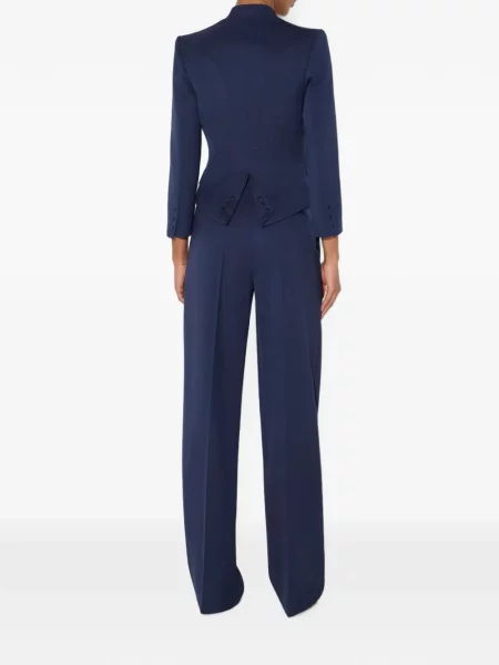 Pantaloni Elisabetta Franchi albastru